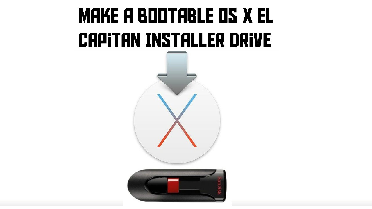 create boot image for mac el capitan